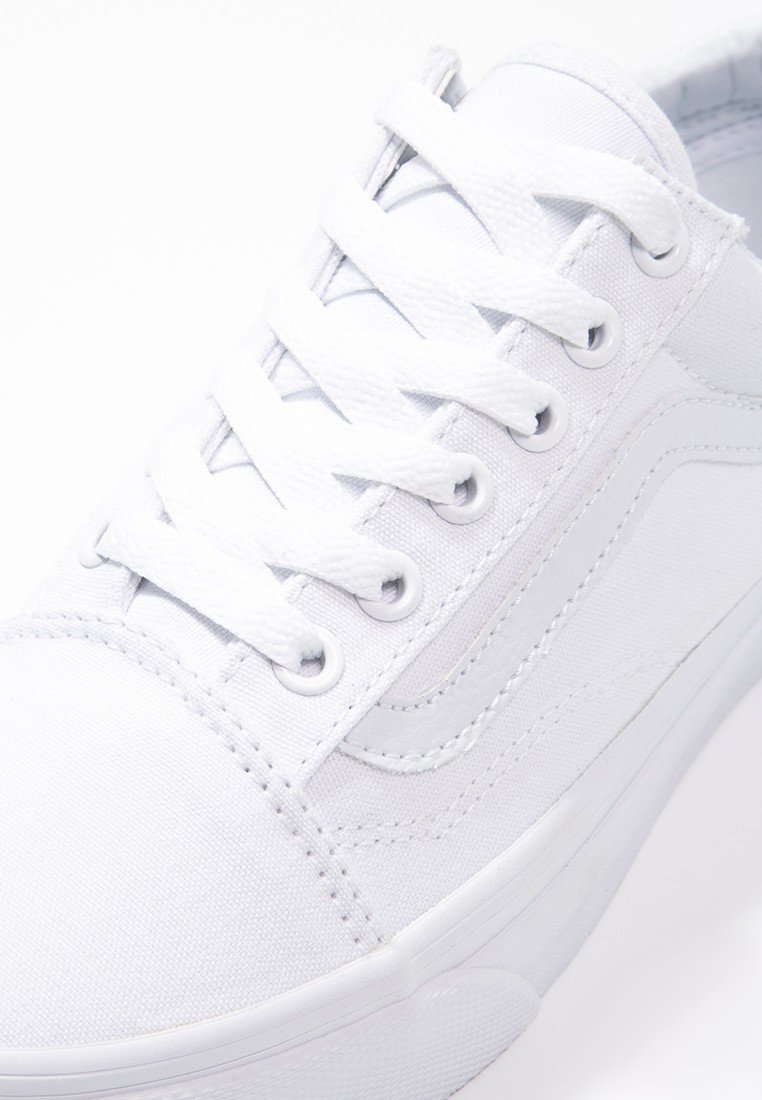 vans old skool white zip