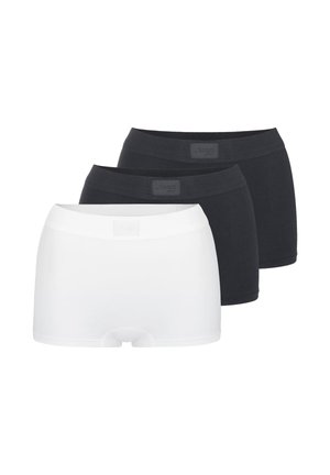 3ER PACK DOUBLE COMFORT - Panties - schwarz/weiß