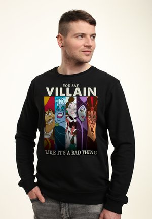 DISNEY VILLAINS VILLAIN LIKE BAD - Sweatshirt - black