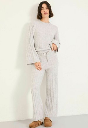 REGULAR FIT - Pyjama bottoms - grey marl