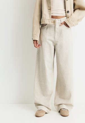 SNAKESKIN - Pantaloni - beige