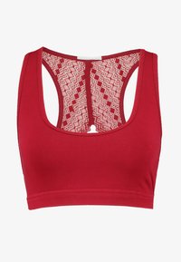 Unselected, red