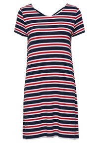 Unselected, beige/blue/red