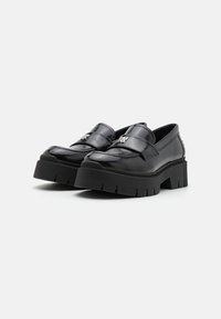 HUGO KRIS LOAFER - Instappers - black