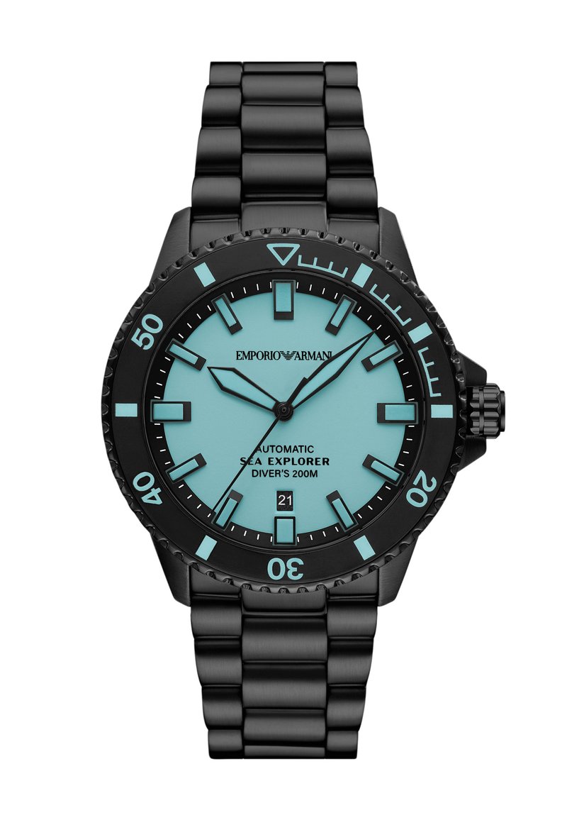 Emporio Armani - TRADITIONAL SEA EXPLORER - Montre - black, Agrandir