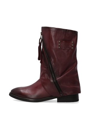 Cowboy/Biker boots - dark red