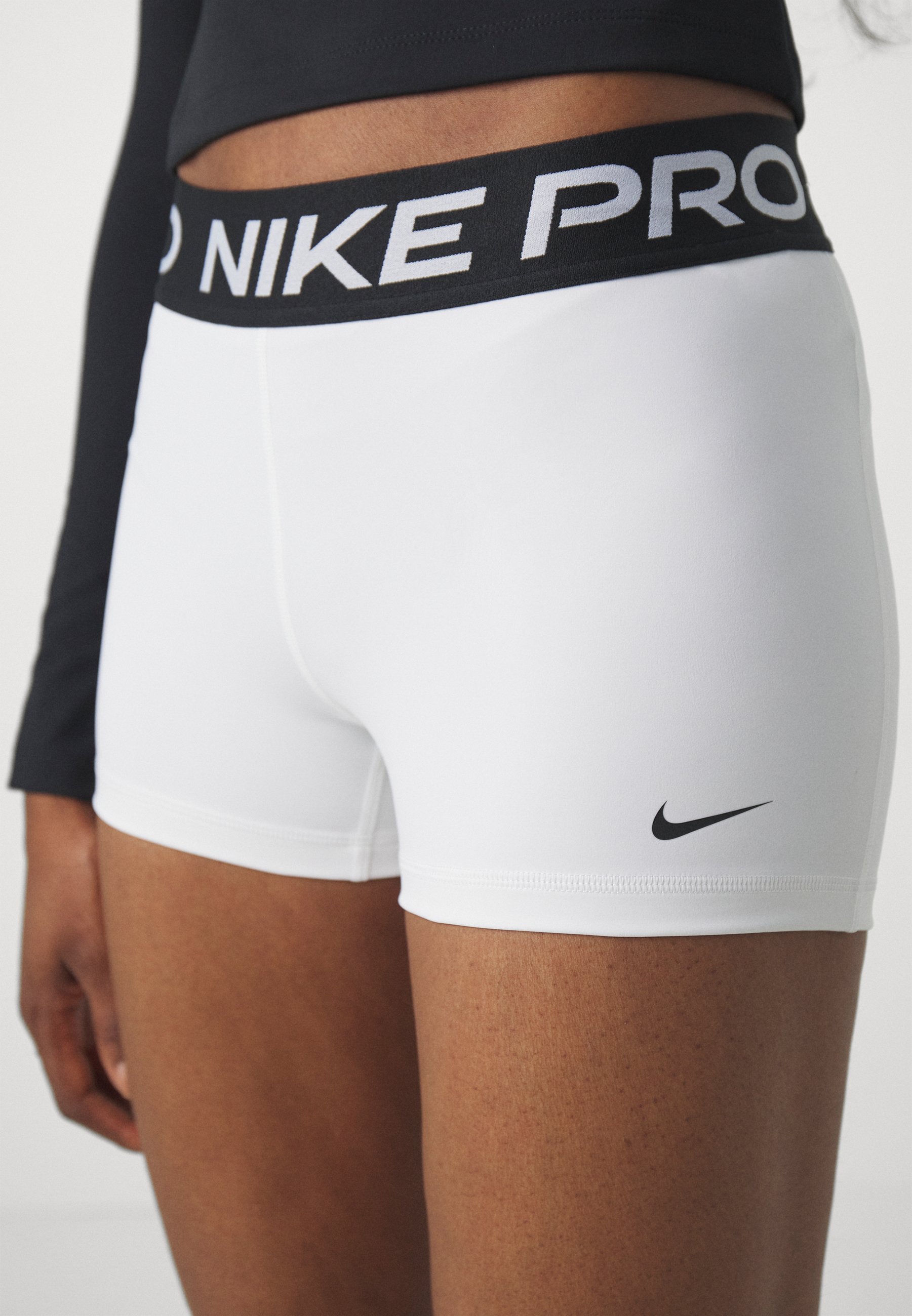 black and white nike shorts womens