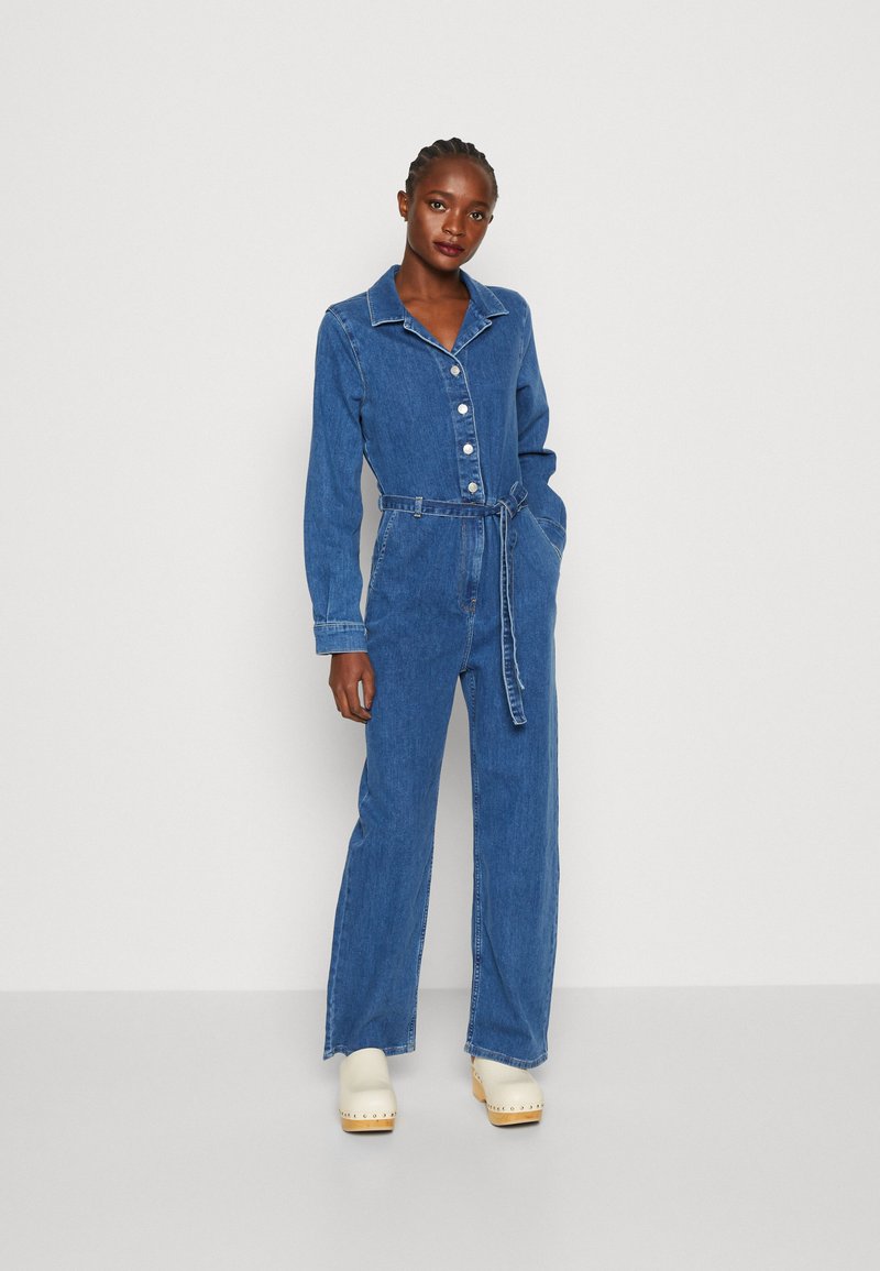 Selected Femme SLFSTEFANIE JUMPSUIT Jumpsuit medium blue denim/blue