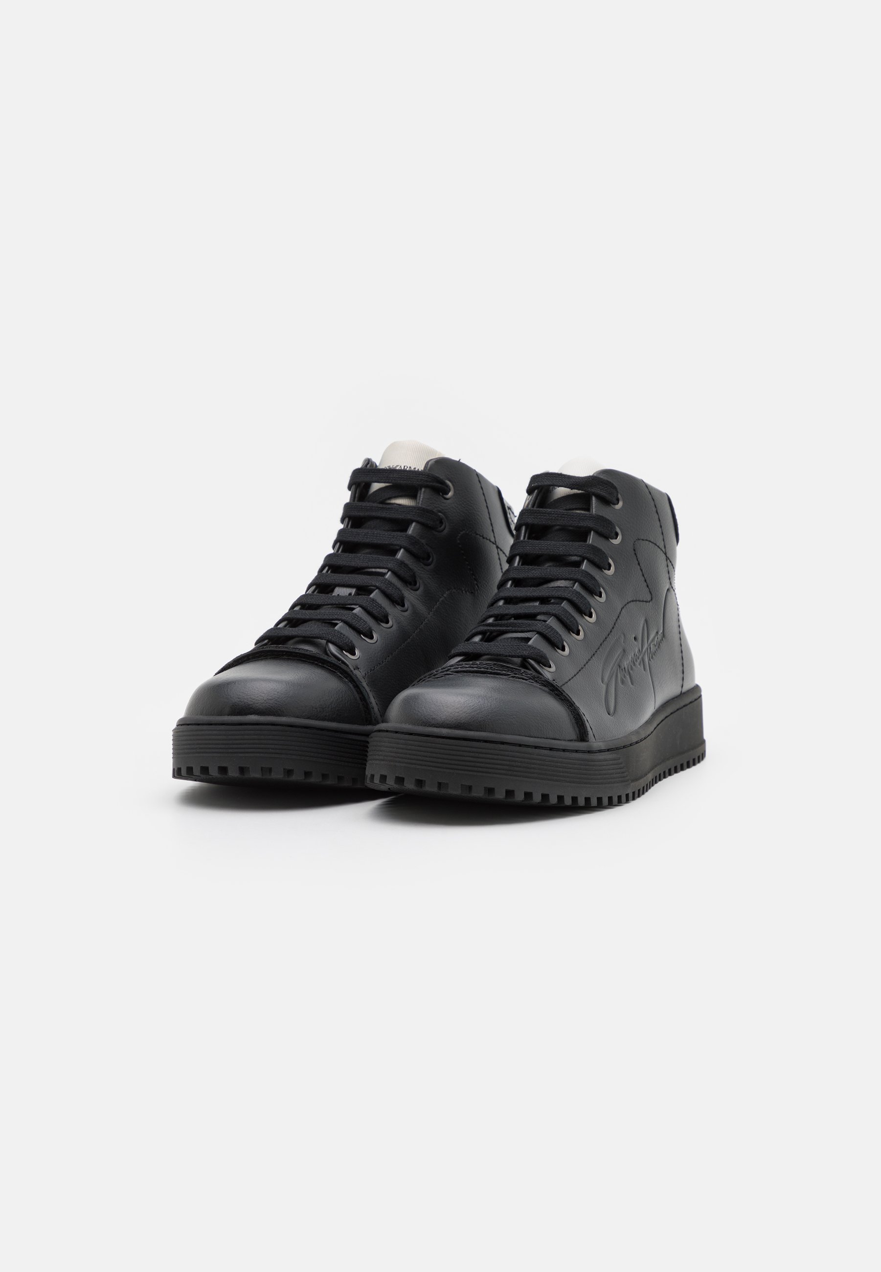 armani high top trainers