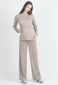 Attesa Maternity WINONA - PALAZZO - Tygbyxor - beige
