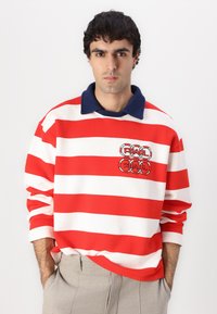 Pal Sporting Goods DRIFT STRIPED LONG SLEEVE UNISEX - Sudadera - red