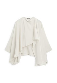 FLOWING WITH SLEEVE DETAIL - Poncho - beige