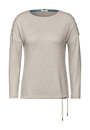 Langarmshirt - beige