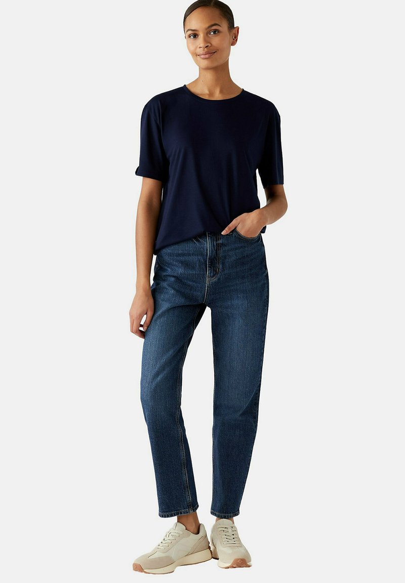 Marks & Spencer 2PACK CREW NECK Tshirt basic navy grey/grijs