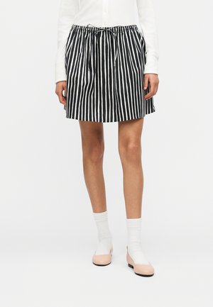 PELATA PICCOLO KIOSKI SKIRT - Minirock - black/off white