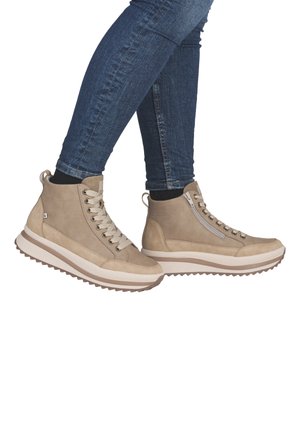 Rieker Bottines à plateau - beige