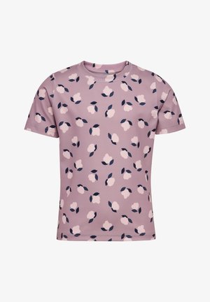 Hummel, HUMMEL HMLJR FITTED AOP GYM T-SHIRT S/S UNISEX - T-Shirt print - sea fog