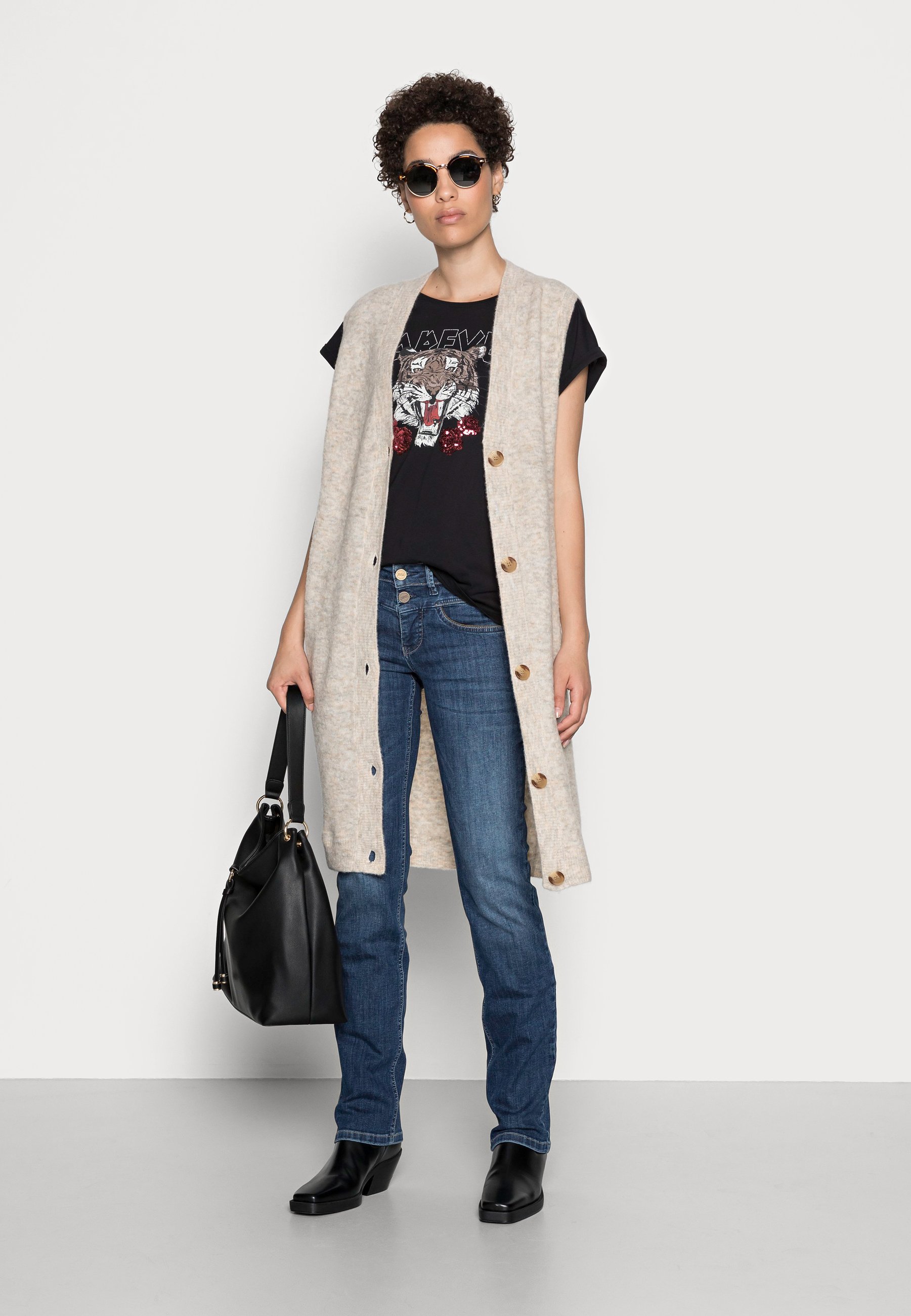 Women MERLE LONG SLIPOVER - Waistcoat Women MERLE LONG SLIPOVER - Waistcoat