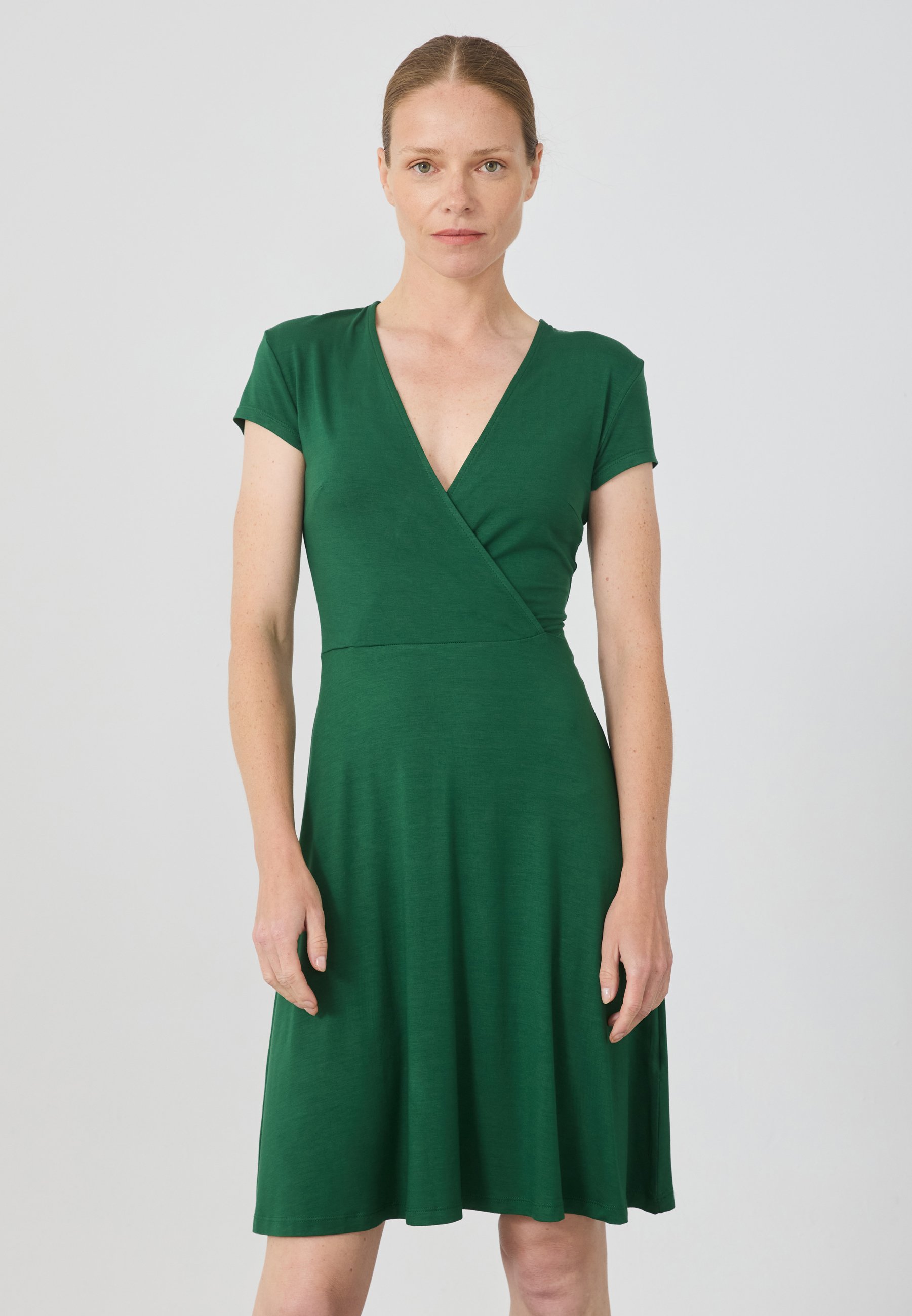 Anna Field Jersey dress - dark green - Zalando.co.uk