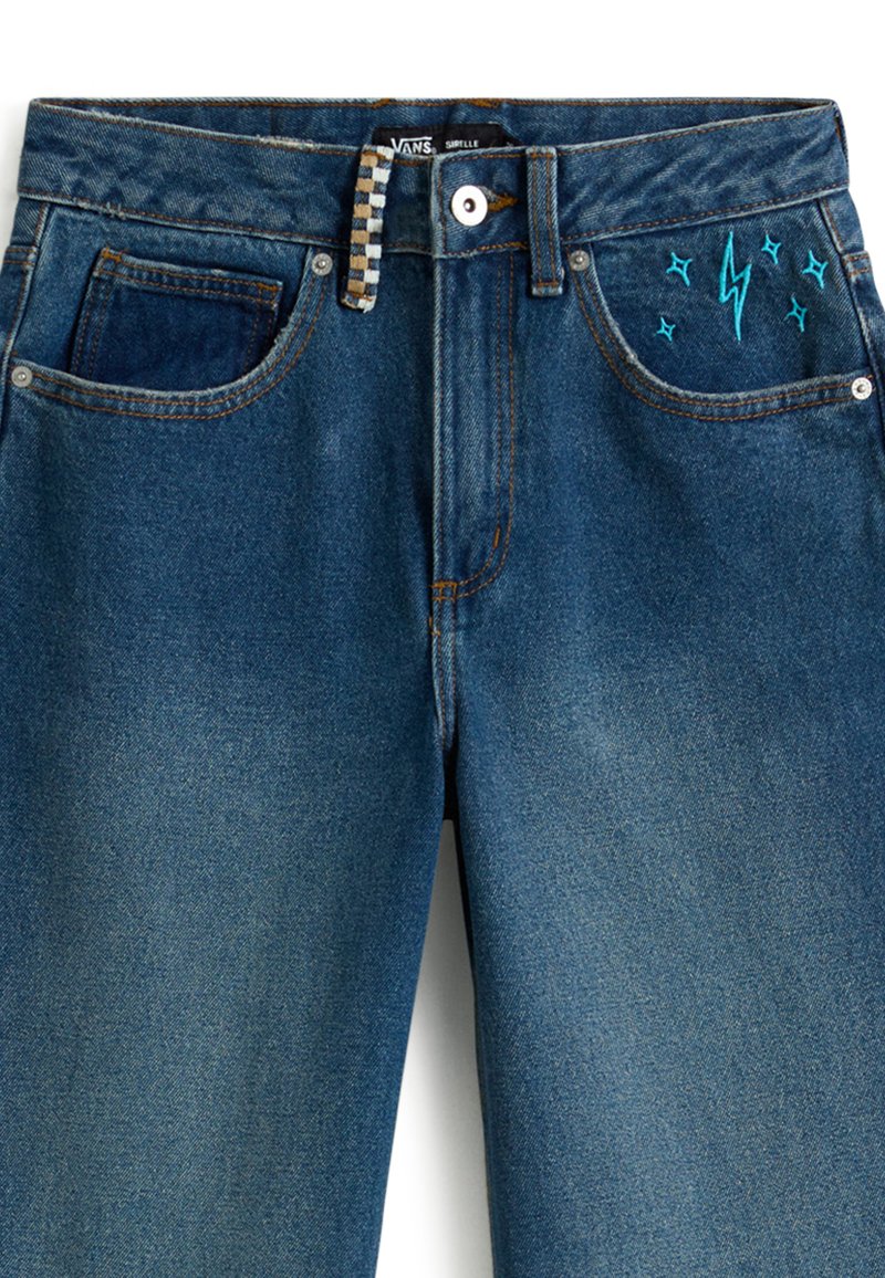 Vans EMBROIDERED - Džíny Relaxed Fit - blue denim