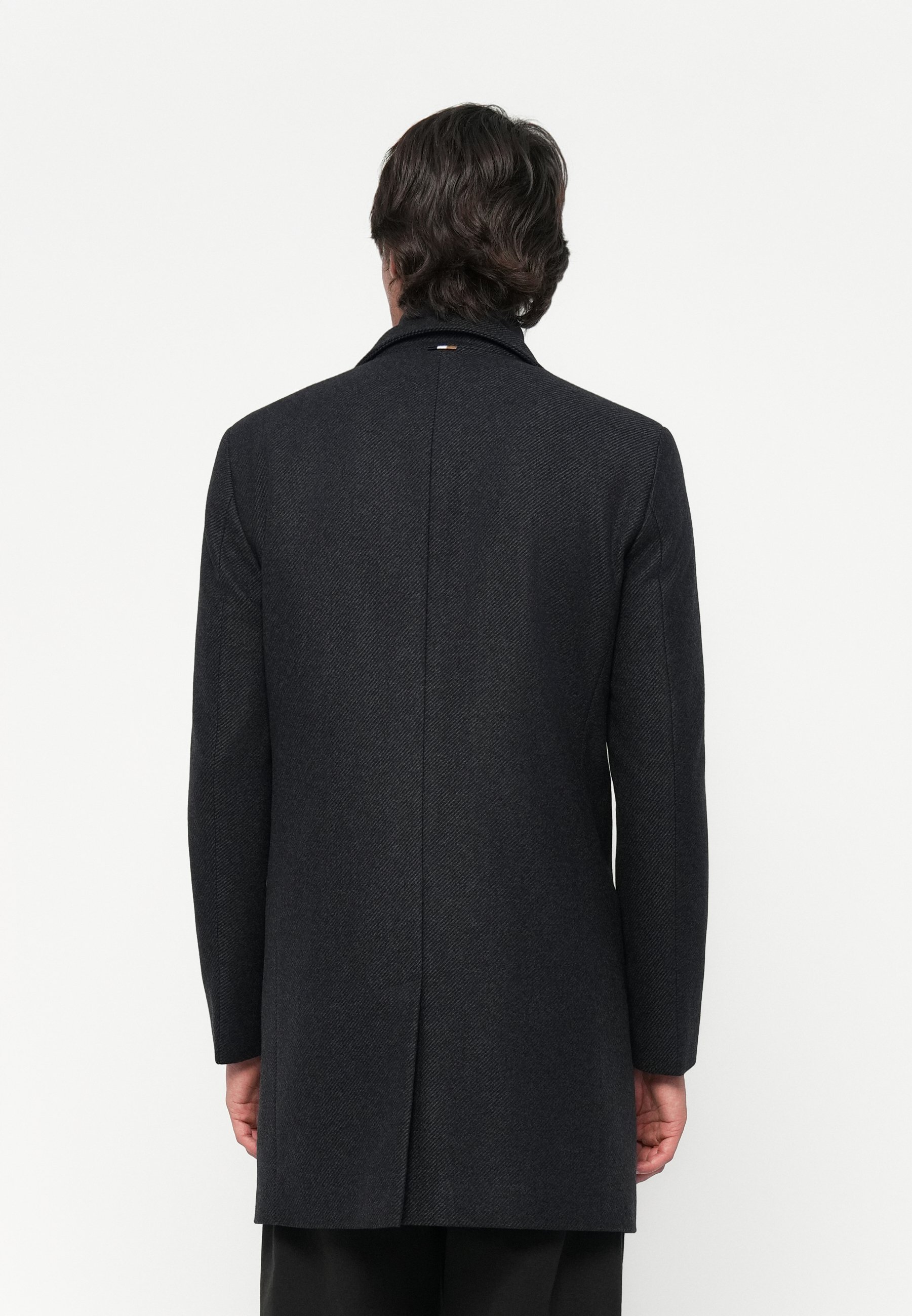 BOSS H-HYDE-SU-BIB-C-254 - Klasyczny płaszcz/granatowy - Zalando.pl