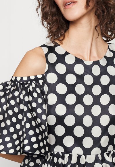 Dice Kayek DRESS - Cocktail φόρεμα / Φόρεμα για πάρτι - big white dots