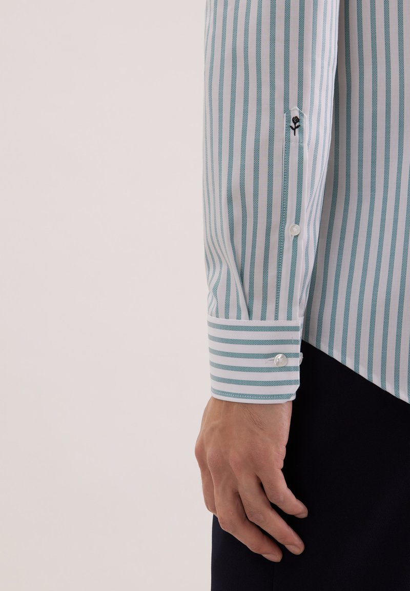 Camicia Uomo Seidensticker Slim Fit No Stiro - 100% Cotone Collo George Per Cerimonie E Ufficio