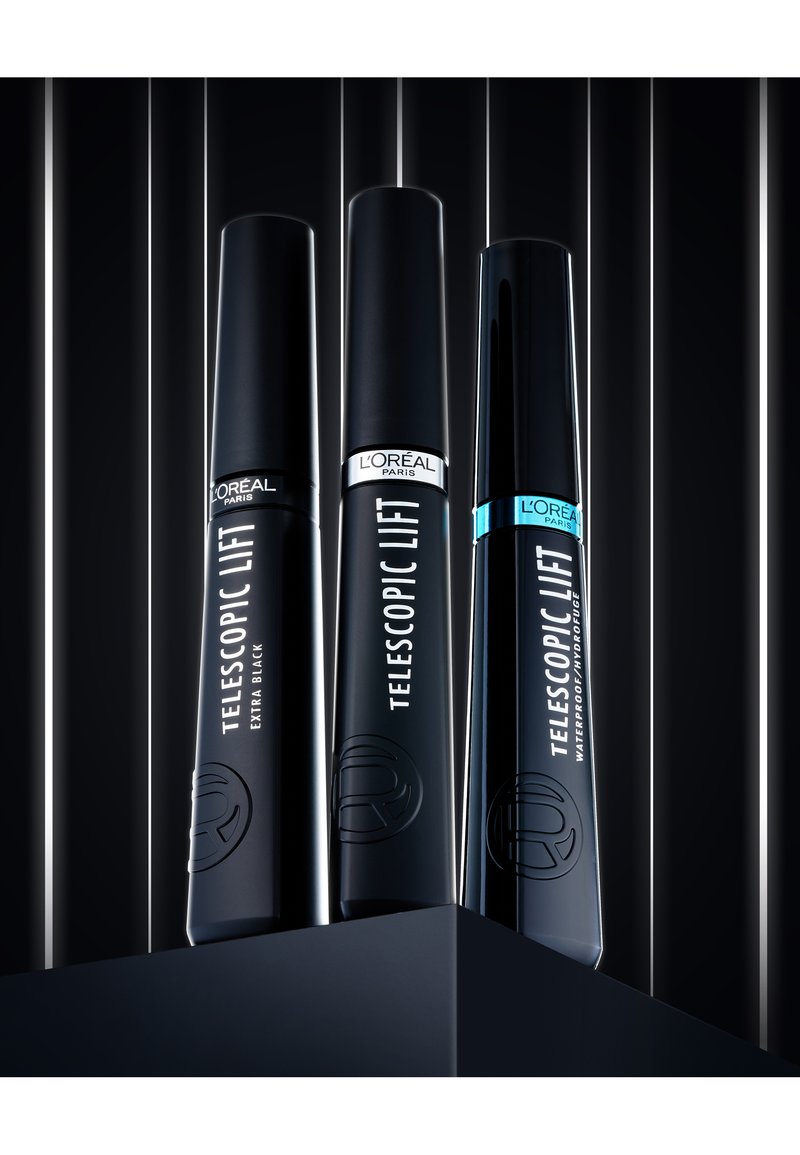 Mascara L’Oréal Telescopic Lift Extra Noir 9,9 Ml - Neuf, Allonge Et Soulève Les Cils Intensément