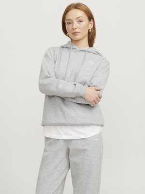 JJXX JXABBIE EVERY HOOD  - Kapuzenpullover - light grey melange