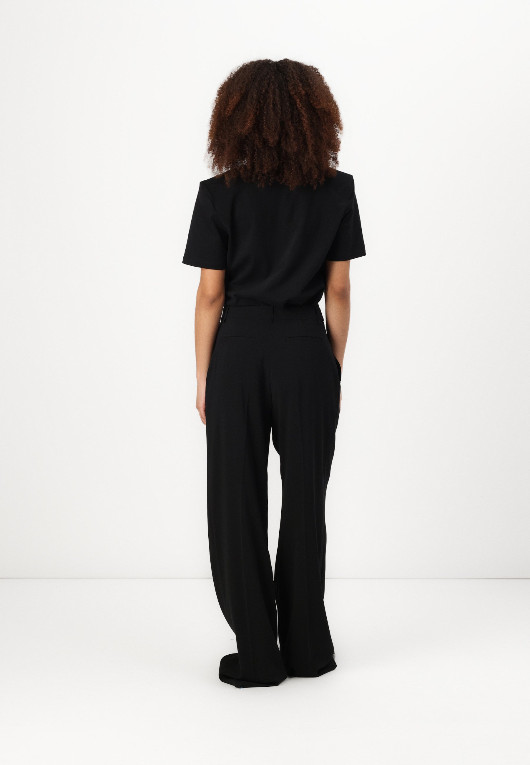 Elisabetta Franchi WOMEN PANTS - Trousers - nero/black