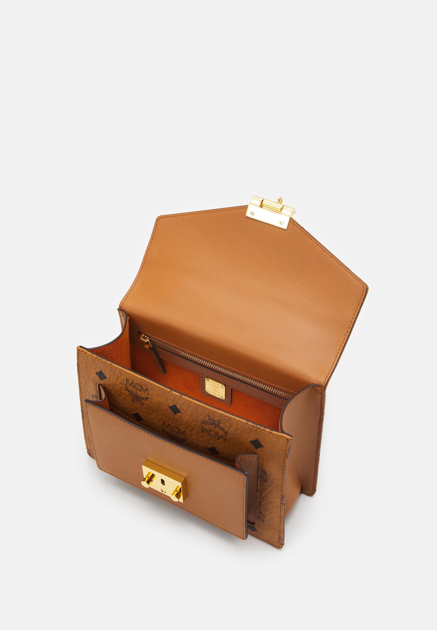 MCM TRACY VI SATCHEL - Handbag - brown/cognac - Zalando.co.uk