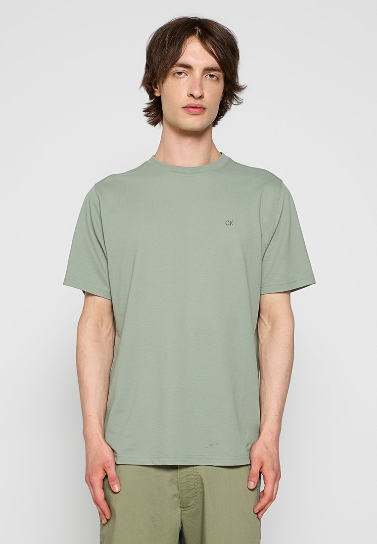 Calvin Klein Golf T-shirt basic lichtgroen Calvin Klein Golf T-shirt basic lichtgroen