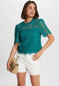 Morgan SHORT SLEEVED  - Blouse - vert moyen