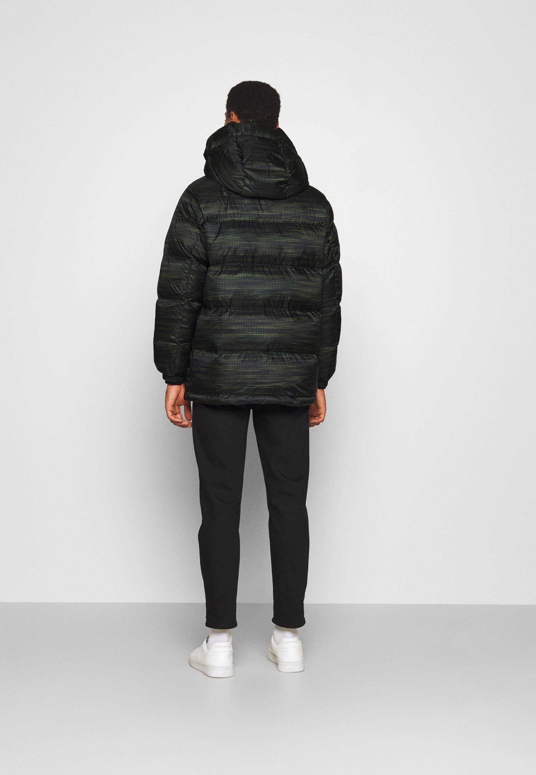 green ea7 coat