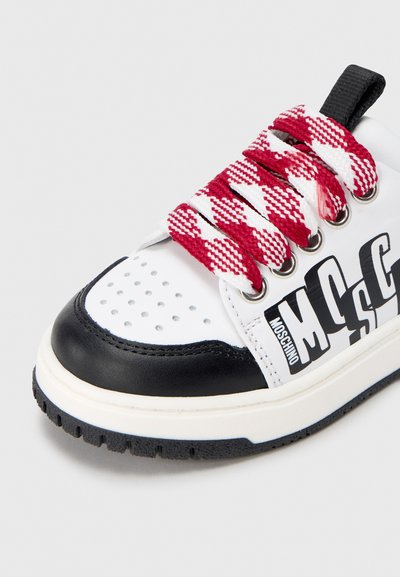 MOSCHINO UNISEX - Αθλητικά παπούτσια - white/black