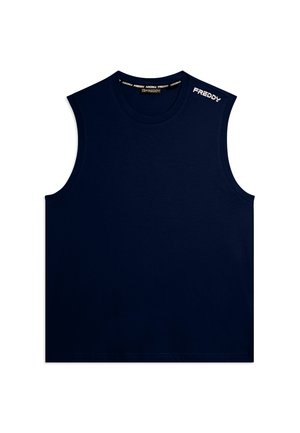 SENZA MANICHE - Top - blue