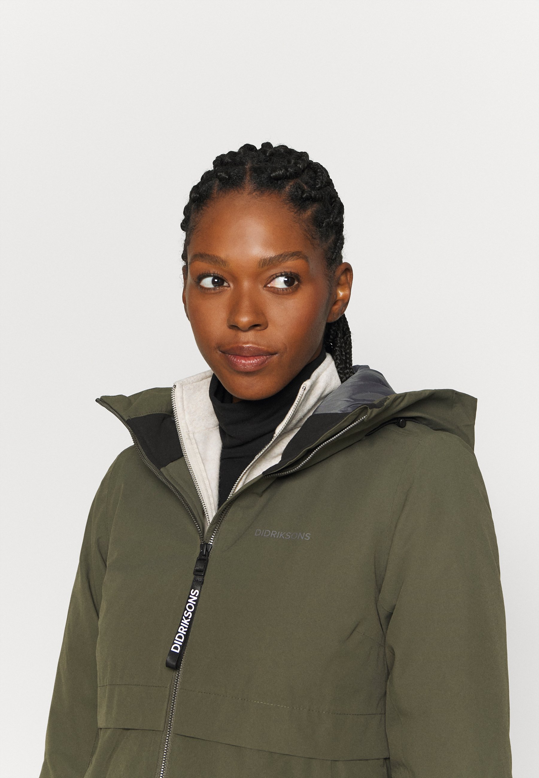 helle parka green