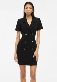 VILA - BLAZER VICLARA KURZES - Shift dress - black Thumbnail Image 1