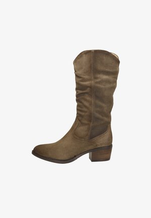 Aqa KUIT - Bottes de cowboy / motard - taupe