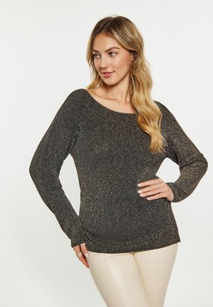 faina Strickpullover - schwarz