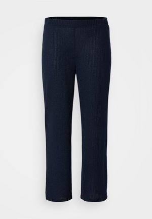 Vero Moda Curve VMCSELINA WIDE  - Trousers - navy