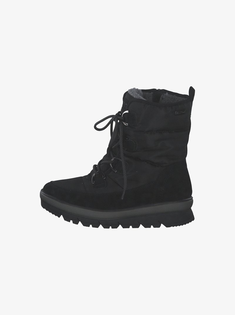 Jana Schnürstiefelette - black