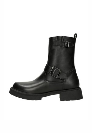 Plateaustiefelette - black