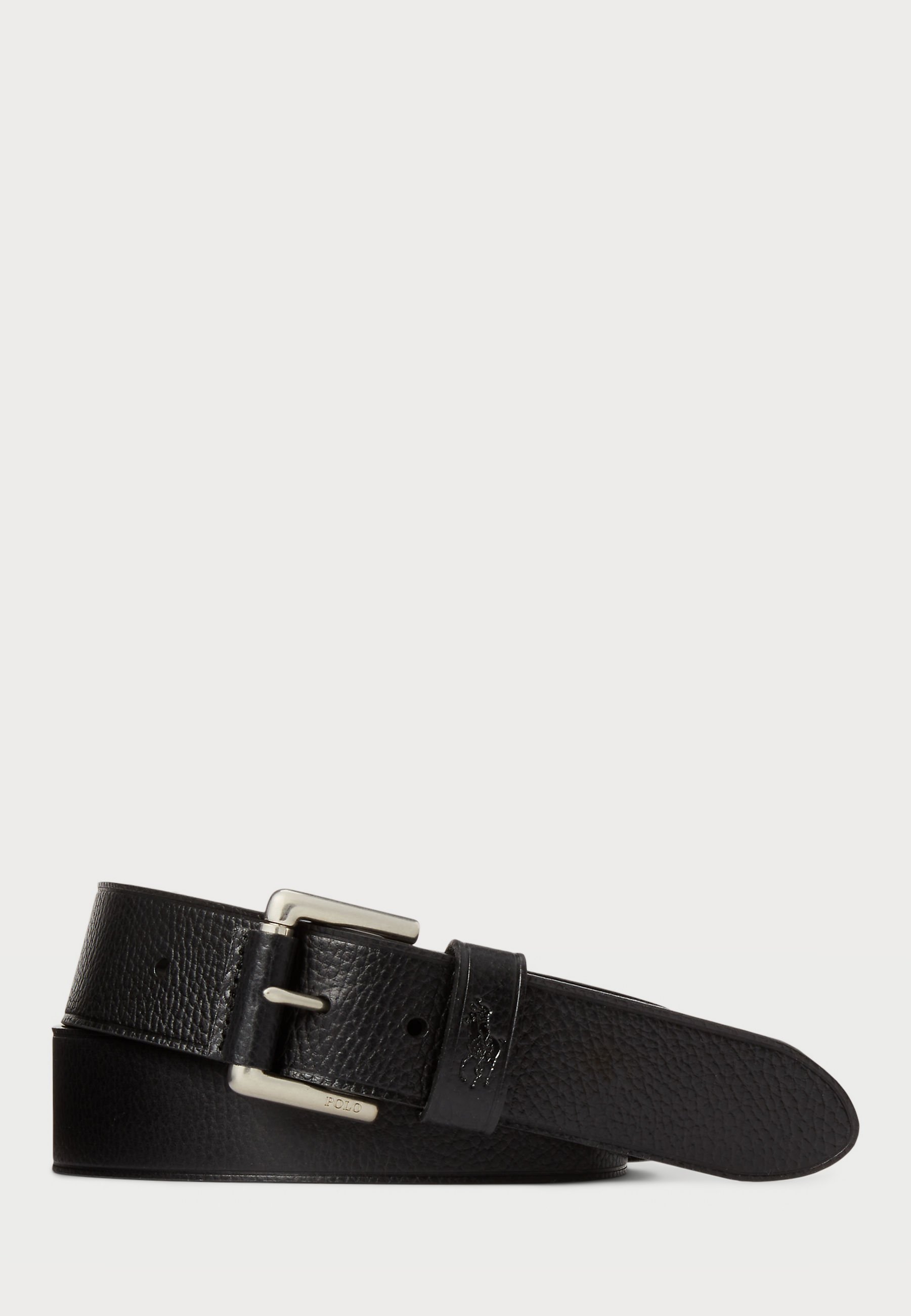 Polo Ralph Lauren SIGNATURE PONY LEATHER BELT - Belt - black