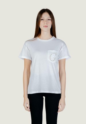 SS CN TEE  - T-shirt imprimé - white