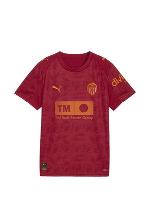 VALENCIA CF 25/26 AUSWÄRTSTRIKOT - Maillot de foot - dark crimson-dark earth