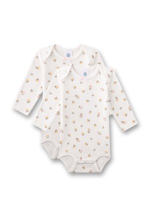 2ER PACK LANGARM BLUMEN - Body - white