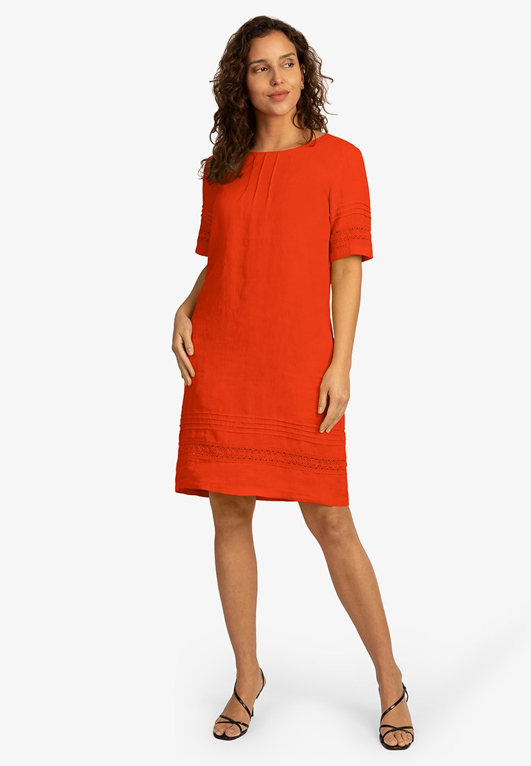 mint&mia Jurk koraalrood