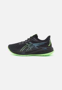 ASICS - GEL-CUMULUS 26 - Neutralios pronacijos bėgimo bateliai - black/electric lime Miniatiūros vaizdas 1