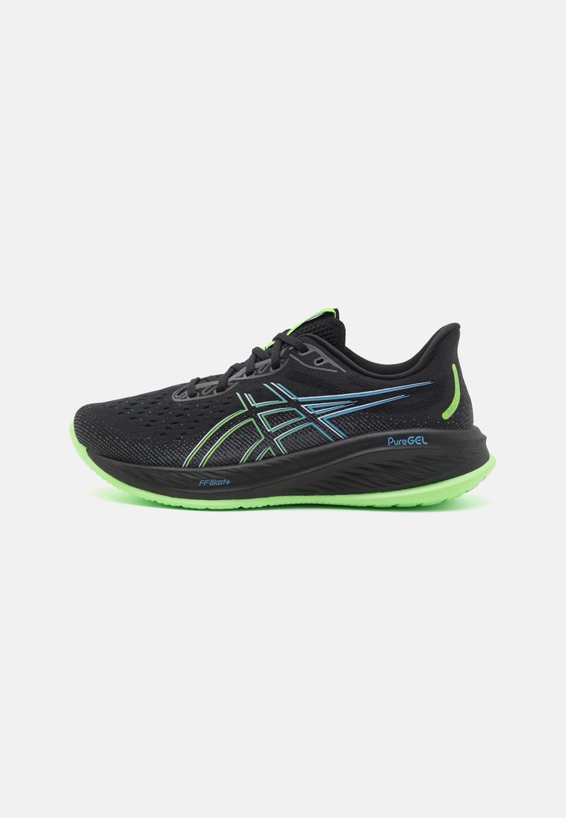 ASICS - GEL-CUMULUS 26 - Neutralios pronacijos bėgimo bateliai - black/electric lime, Padidinti